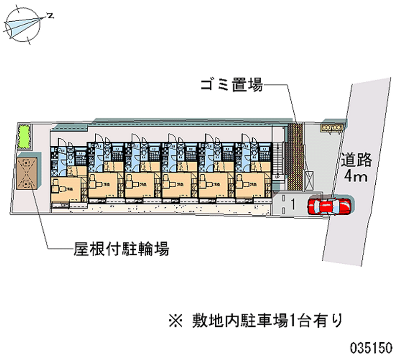 レオパレスＪｕ７　Ｐｉｎｅ 区画図