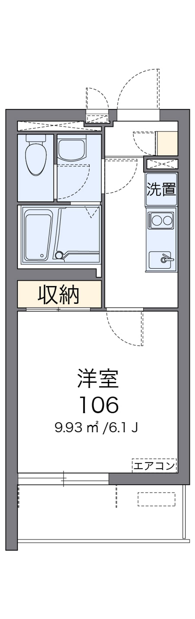 クレイノボンヌシャンス２ 間取図