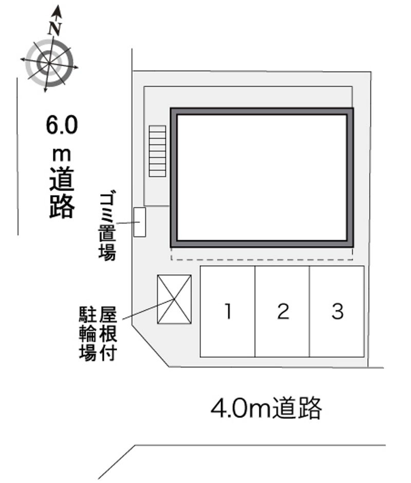 レオパレスさざなみ 配置図