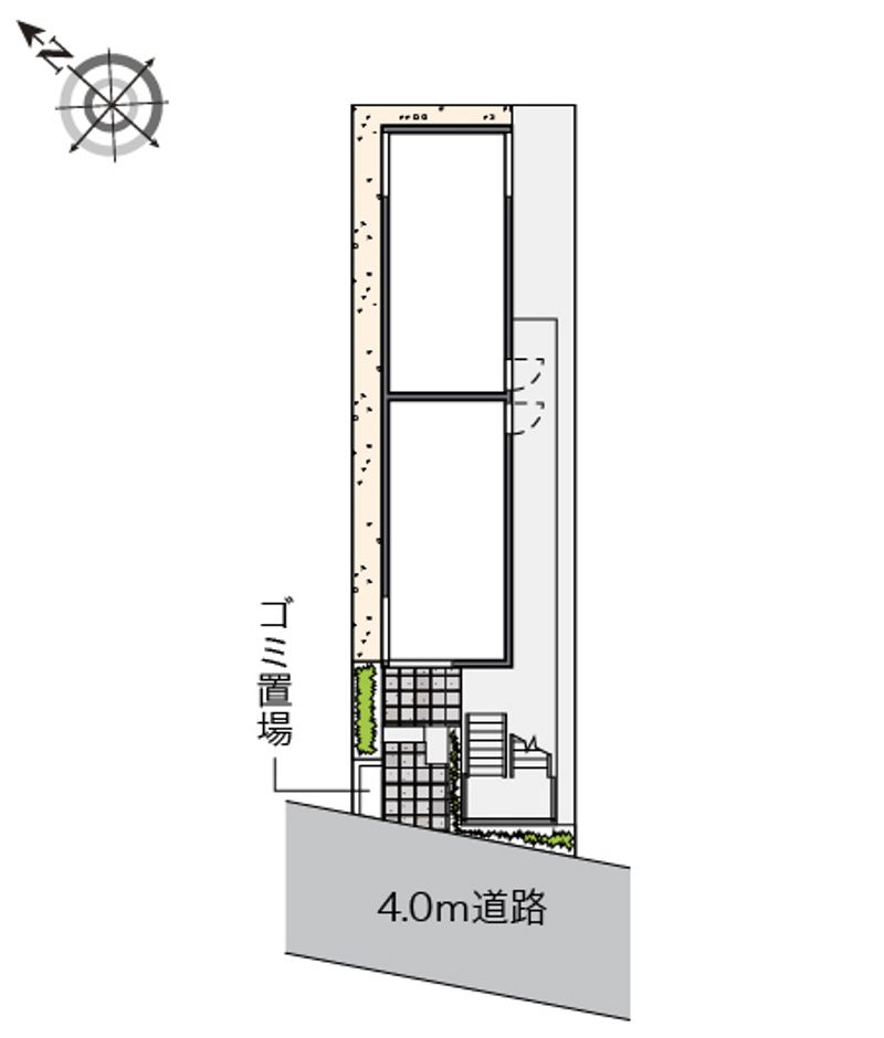 レオパレス片瀬海岸 配置図