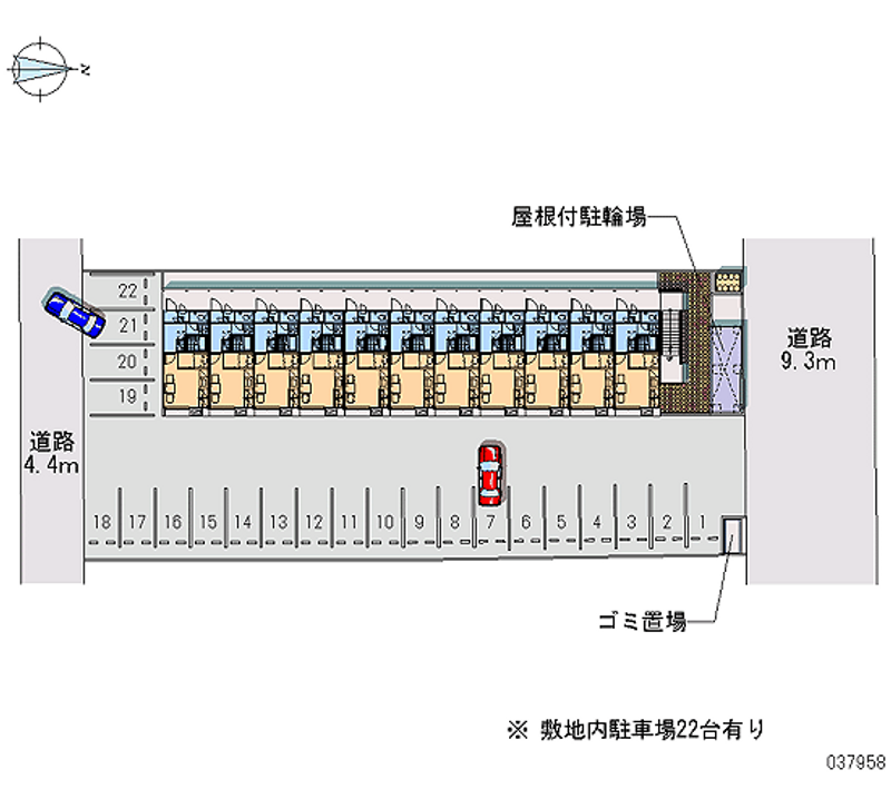 レオパレスアソシーサイドハイツ 月極駐車場