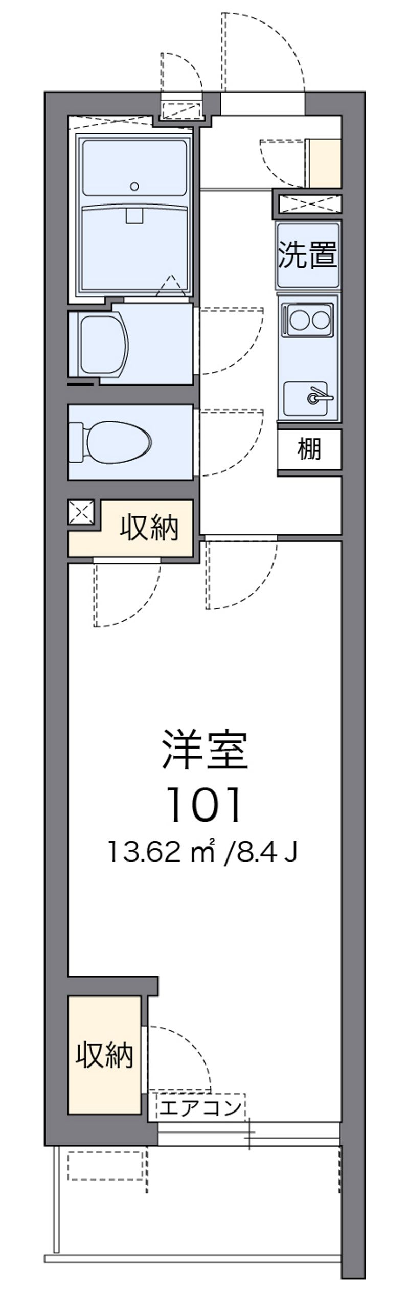 クレイノレジデンス追分 間取図