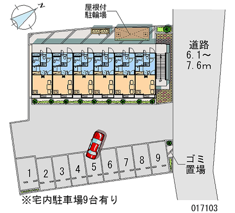 17103 Monthly parking lot