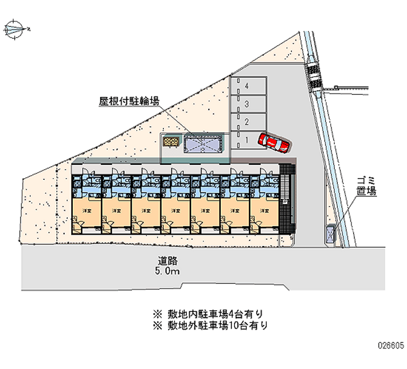 26605 Monthly parking lot