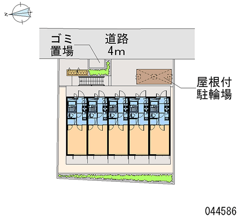 レオパレスグランドコート 区画図