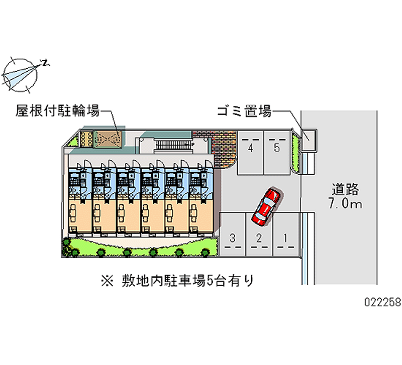 22258月租停車場