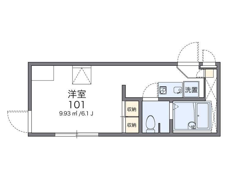 レオパレスポラリス 間取図
