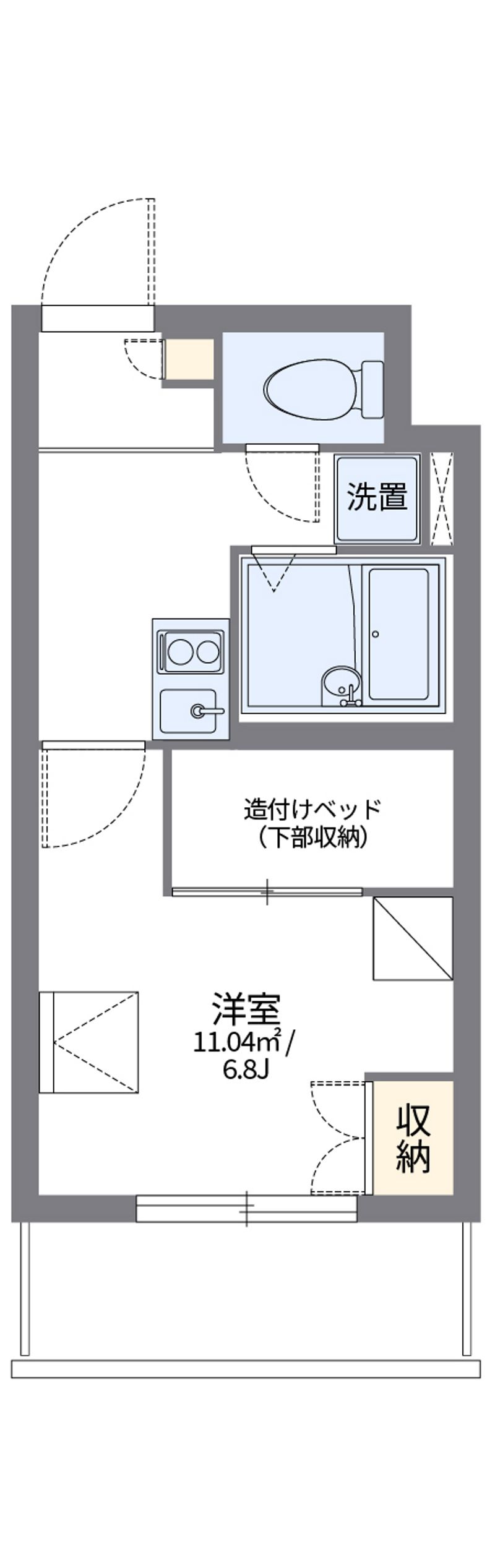 レオパレス本駒込 間取図