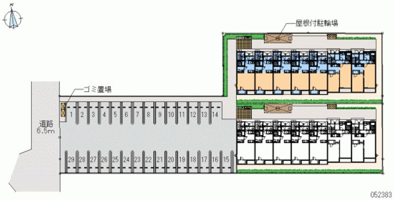 52383月租停車場