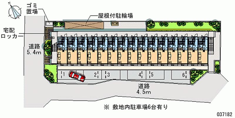 レオパレスサンシティー 月極駐車場