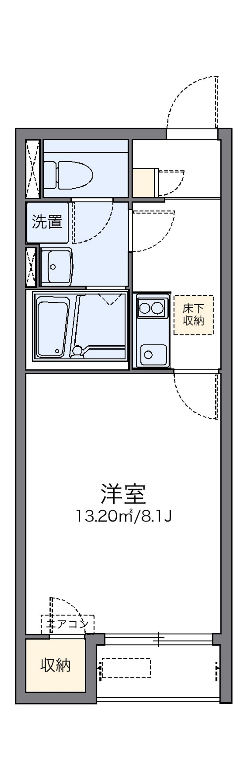 レオネクストＳＡＫＡＥⅡ 間取図