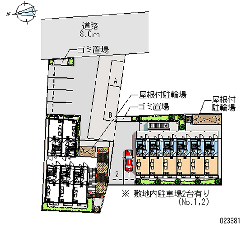 23381 bãi đậu xe hàng tháng