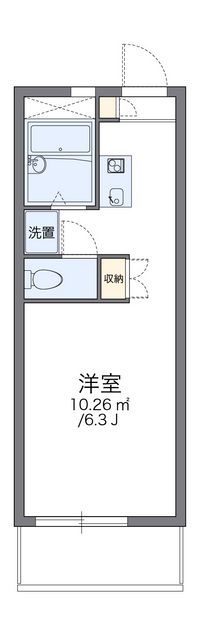 レオパレスサニーコートイシガキ 間取り図