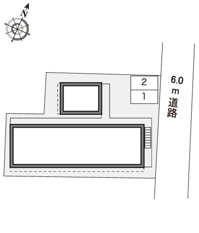 レオパレスフローラ 配置図