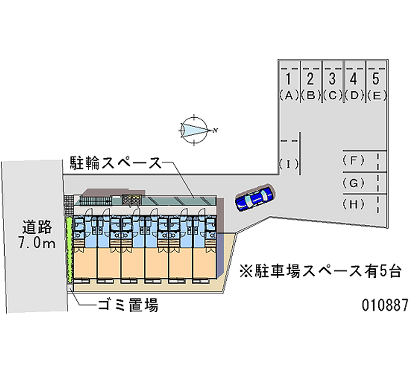 10887 Monthly parking lot