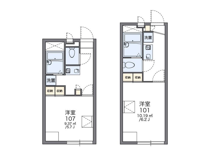 レオパレスしまね 間取図