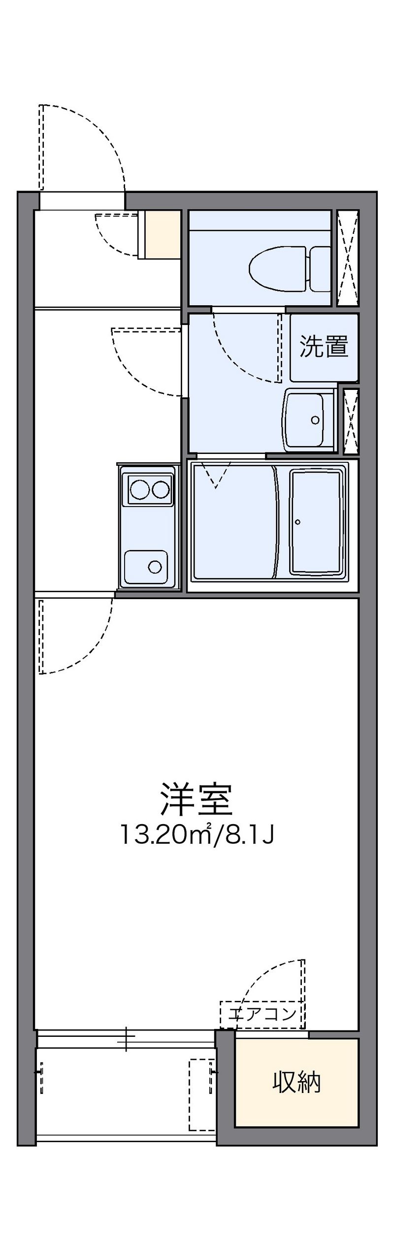レオネクスト冨貴ヶ丘 間取図