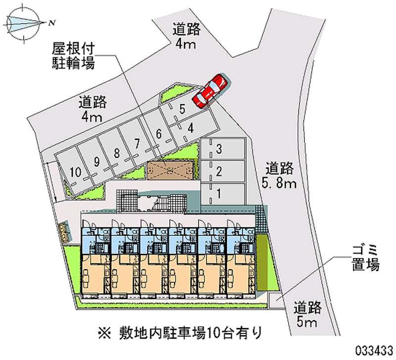 レオパレスライヴリー 月極駐車場