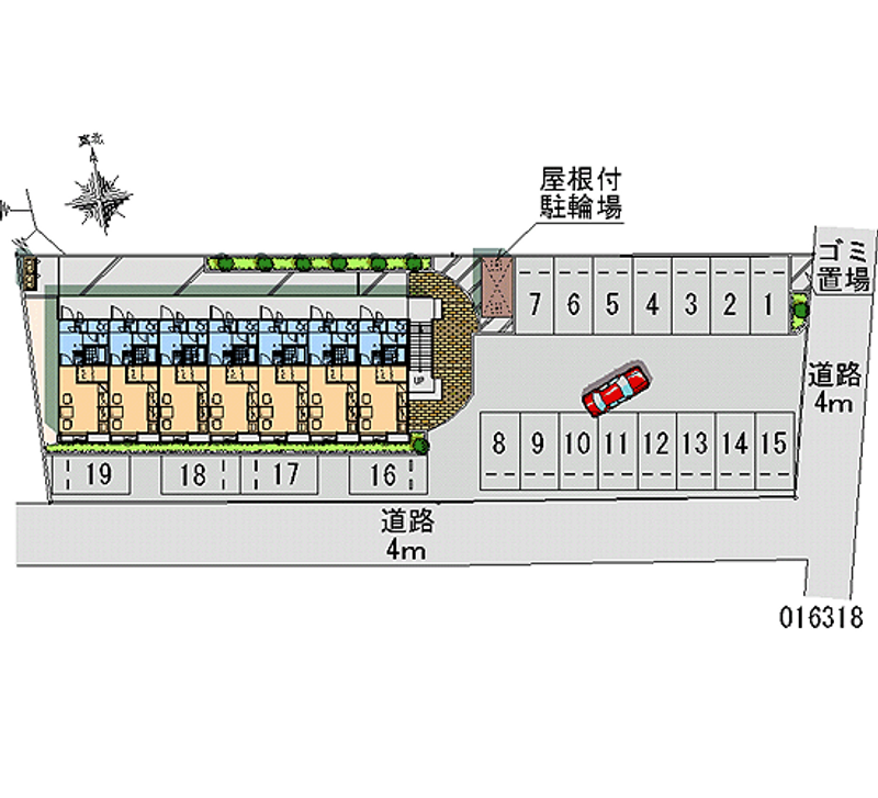 16318月租停车场