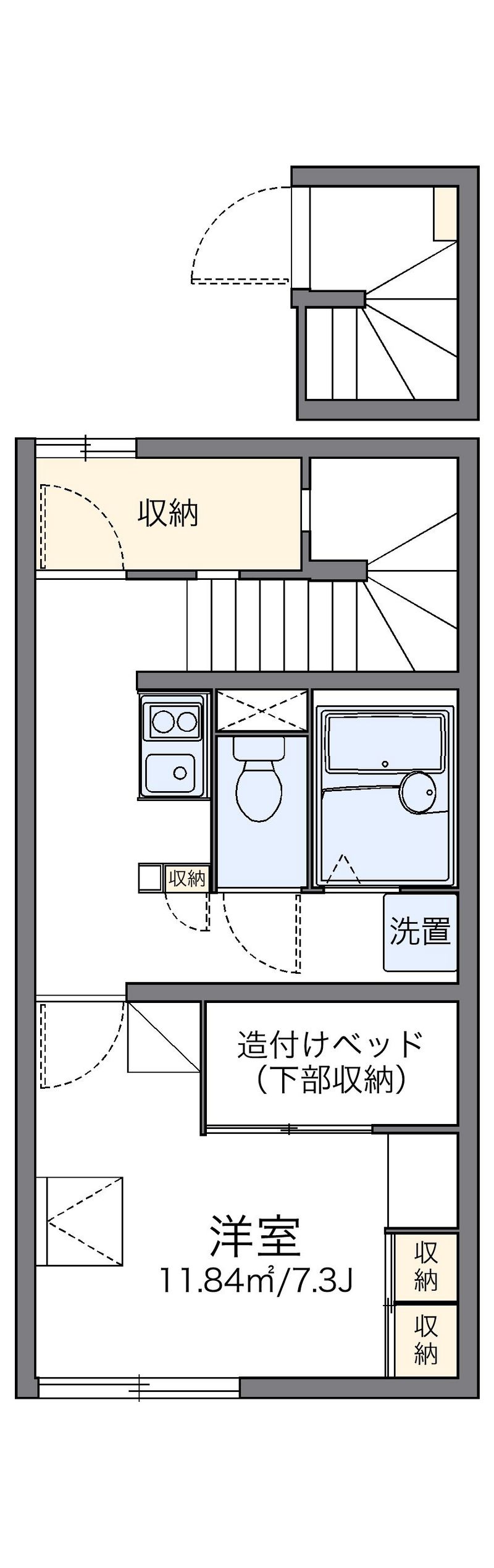 レオパレスＬｉｂｅｒｔｙＢｅｌｌ 間取図