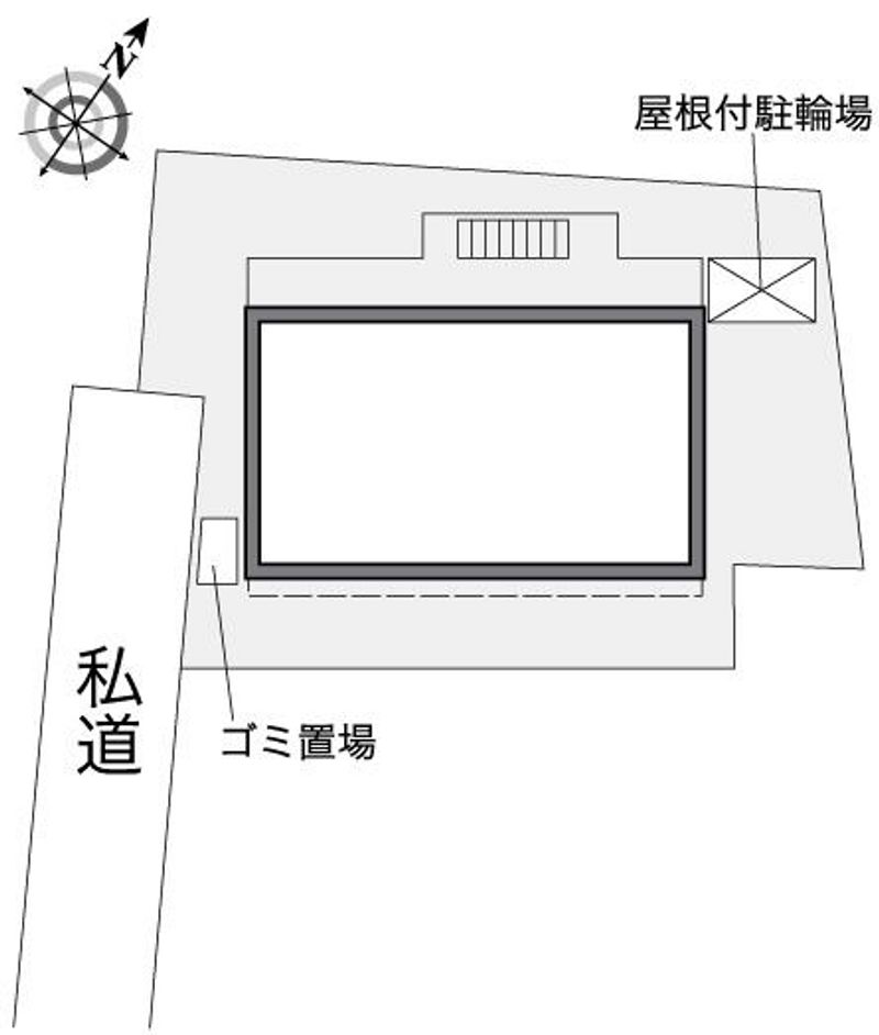 レオパレスＧＦ白鷺 配置図