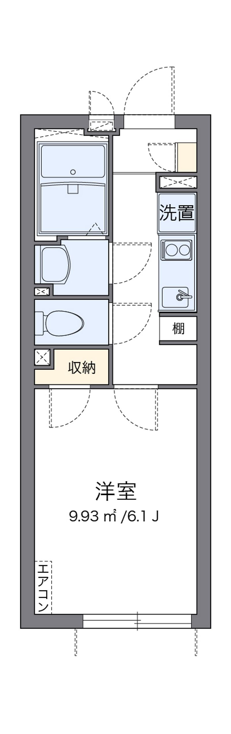 クレイノＺＥＲＯ　２ 間取図