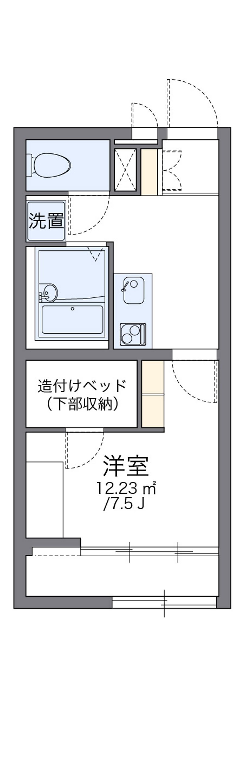 レオパレス金池 間取図