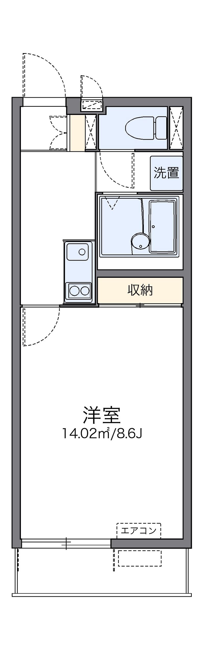 レオネクスト山王フォースイ 間取図
