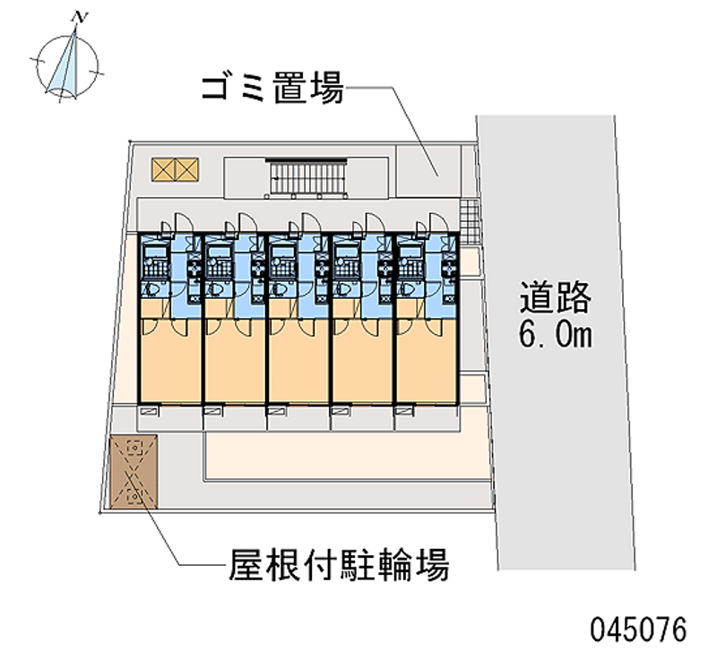 レオパレス東進 区画図