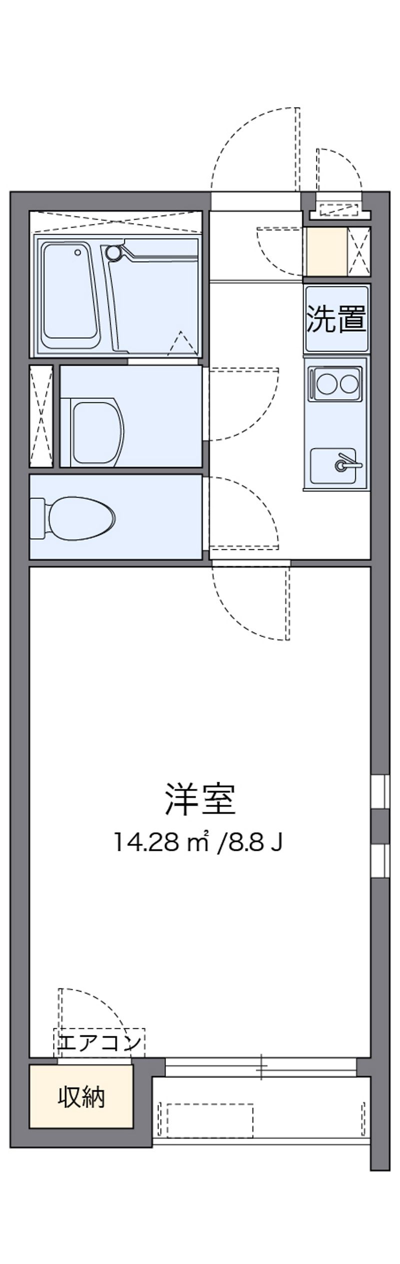 クレイノＮｅｘｔ　ＳｔａｇｅⅣ 間取図