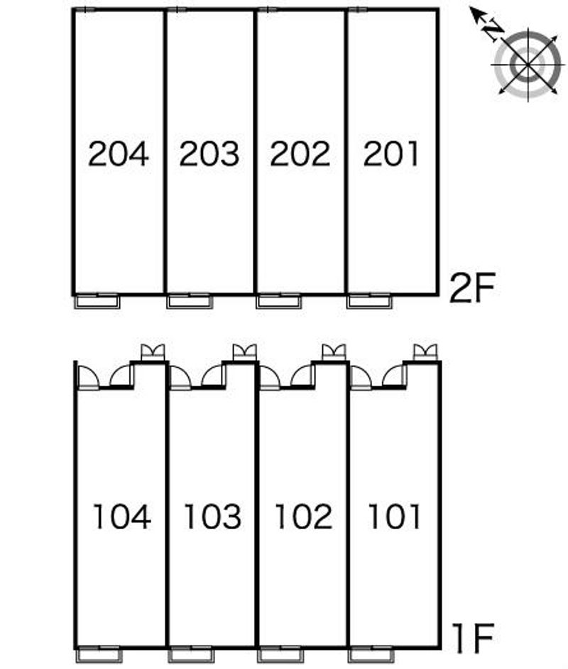 レオパレスルミニ 間取り配置図