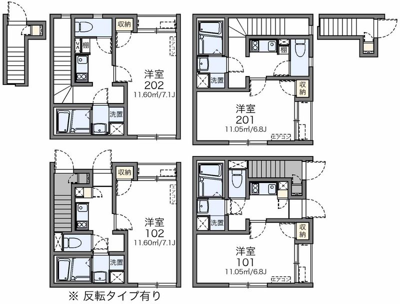レオネクストテラスさくら並木 間取図