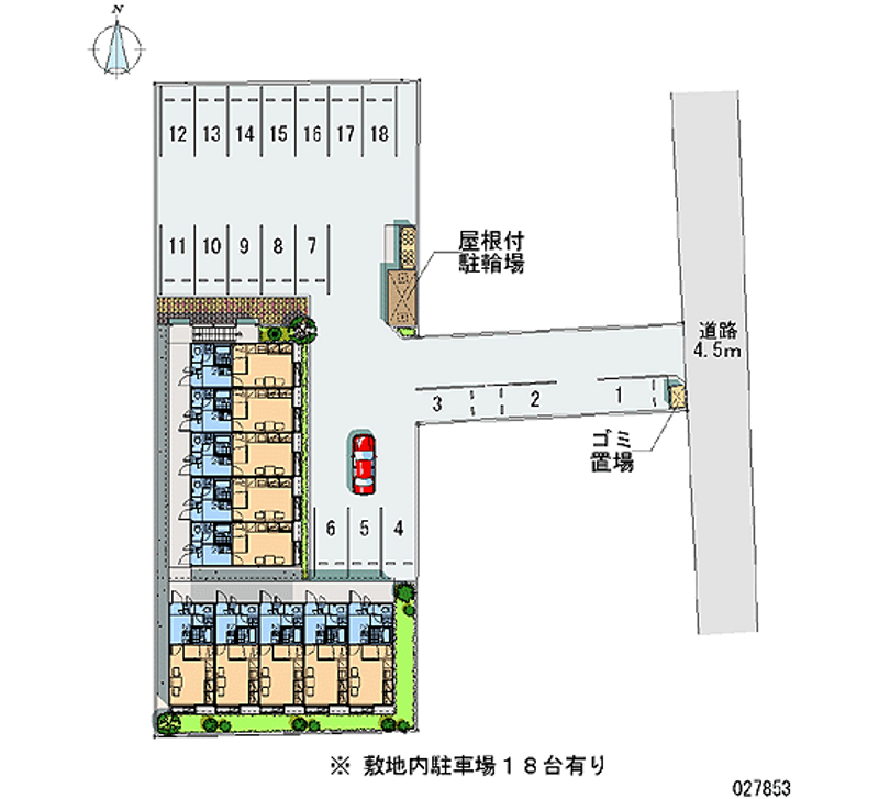 27853 Monthly parking lot