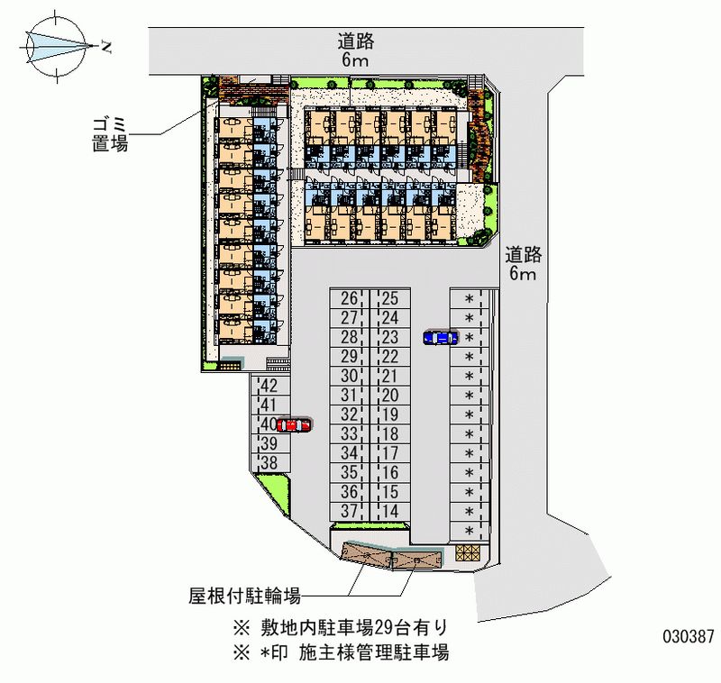 レオパレスミツハウスＡＮＮＥＸ 月極駐車場