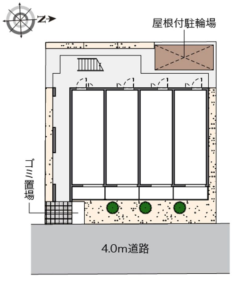 クレイノＪＯＹ　ＦＯＲＥＳＴ 配置図