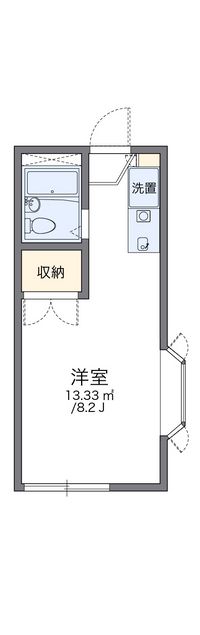 レオパレス社台 間取り図