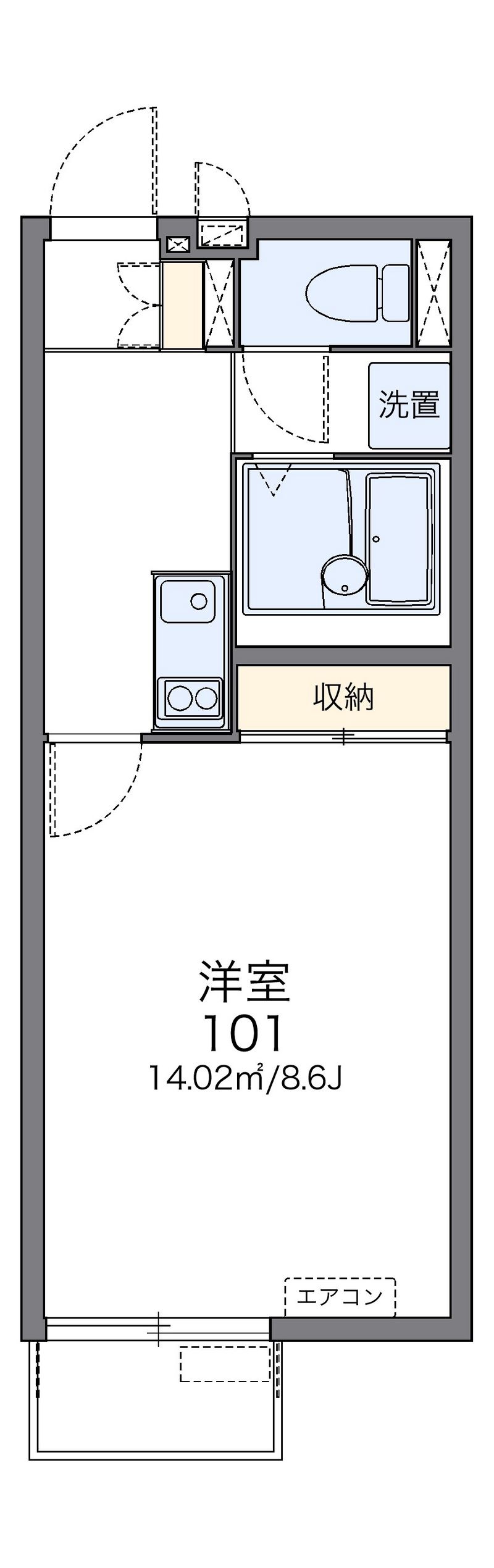 レオネクストセレッサ 間取図
