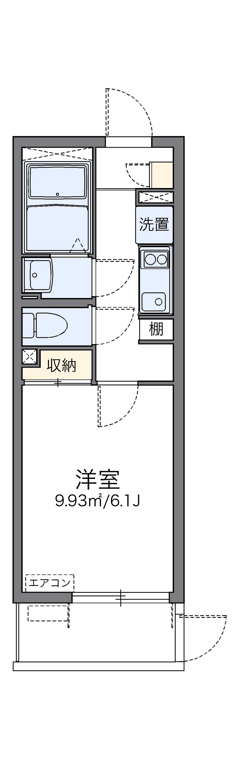 レオネクストアブリール天満 間取り