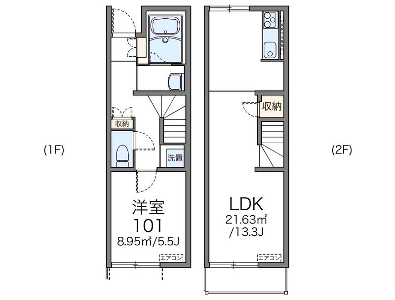 レオネクストクローナＡ 間取図