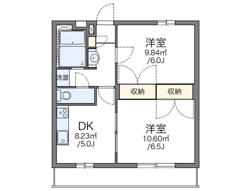 レオパレス翔 間取図