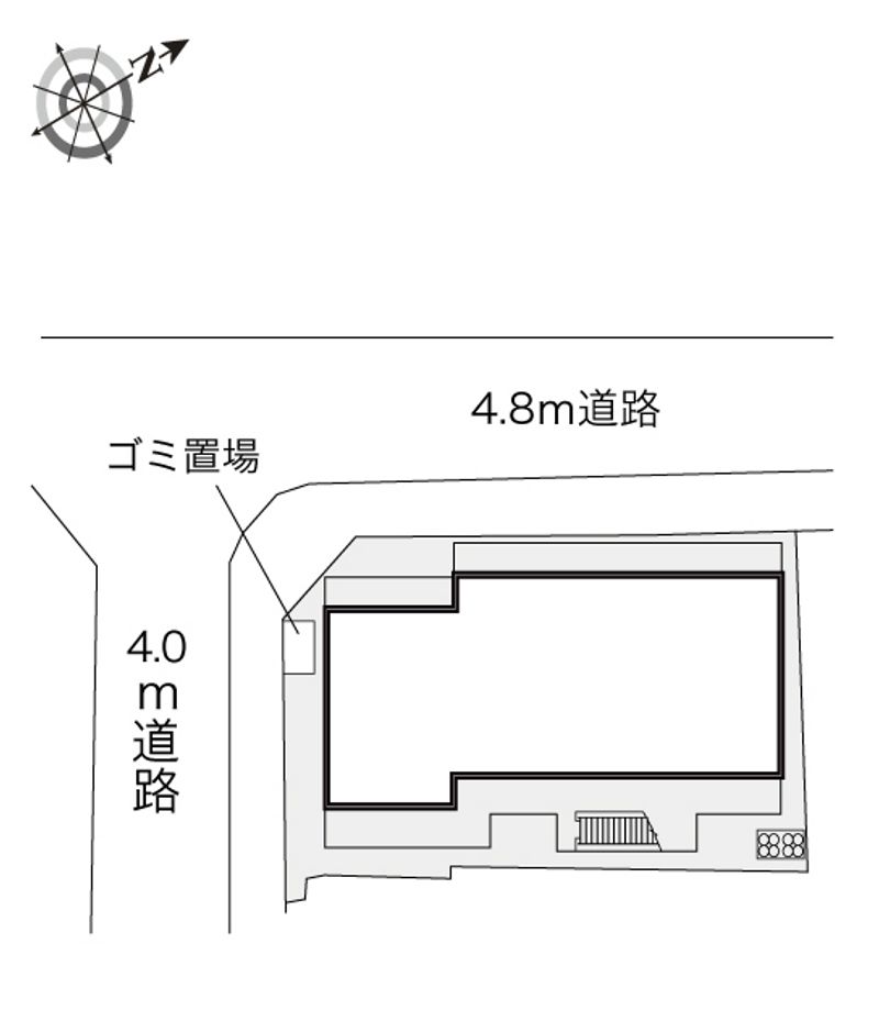 レオパレスクリスタ住吉 配置図