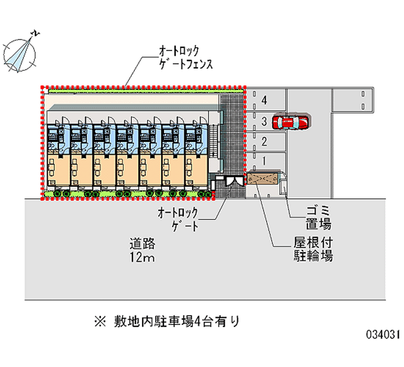 レオパレスみすずが丘 月極駐車場