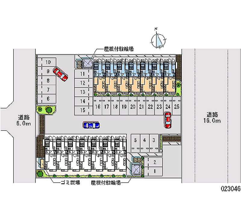 レオパレス道上Ａ 月極駐車場