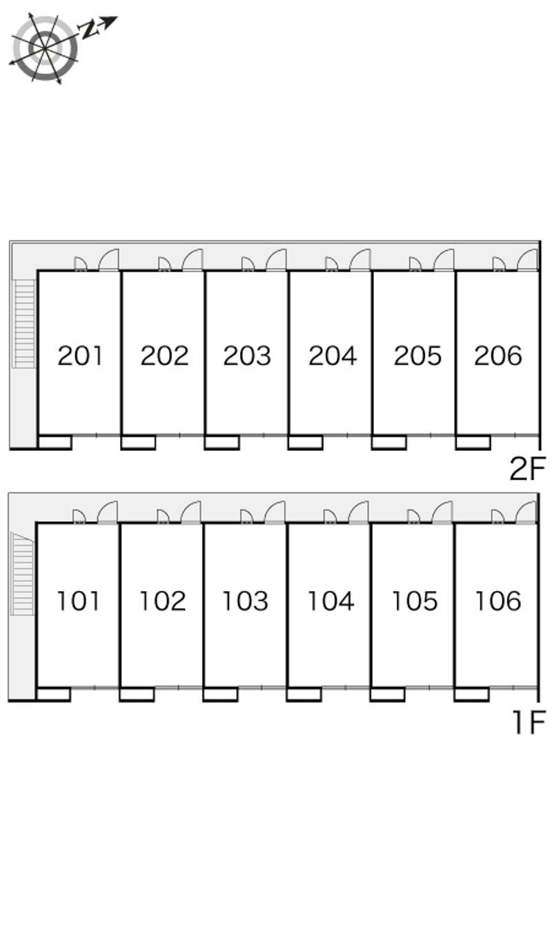 レオパレスエスポワール 間取配置図