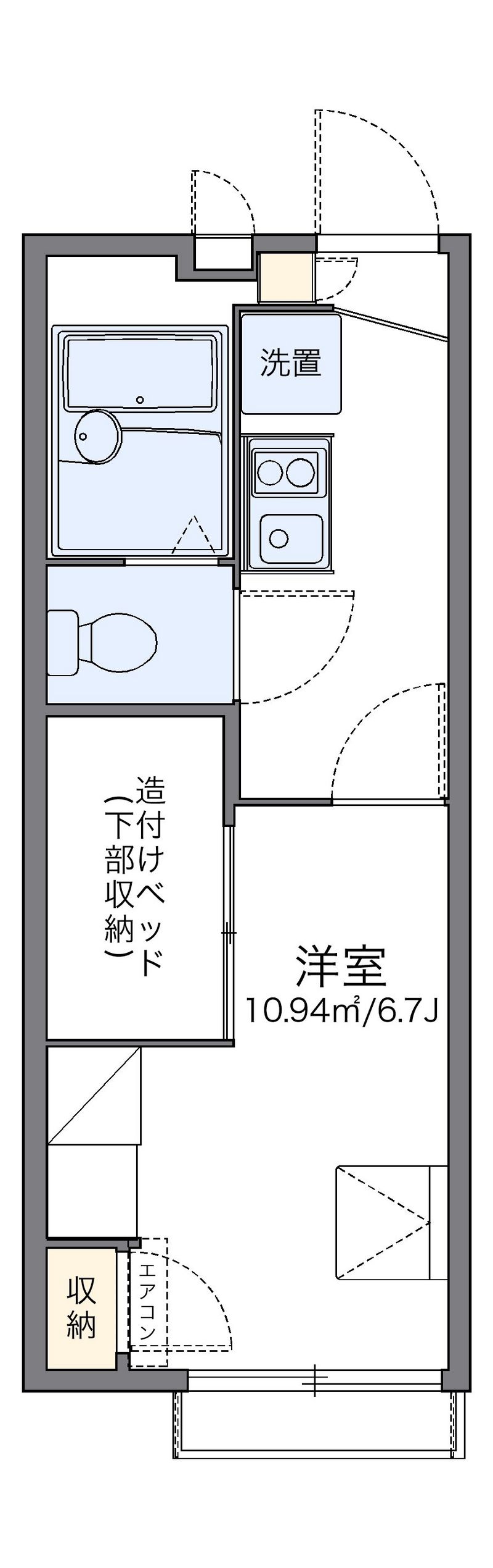 レオパレス暖家 間取図