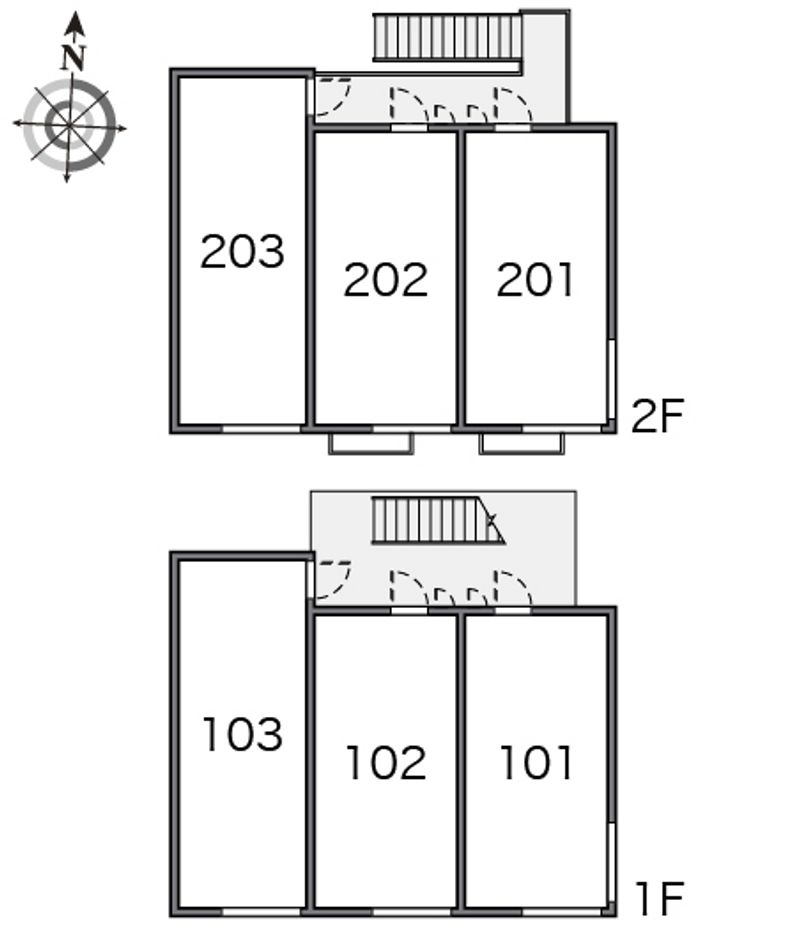 クレイノクレーメンス上連雀 間取り配置図