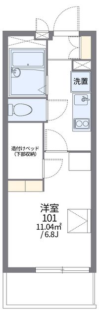 レオパレスメイローズ 間取り図