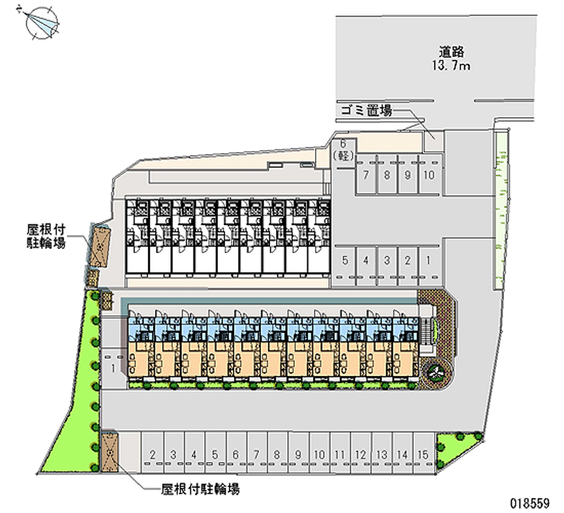 18559 Monthly parking lot