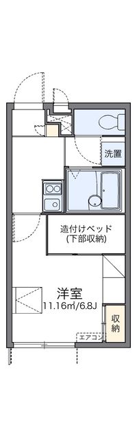 レオパレスハウス　ホウオウ 間取り図