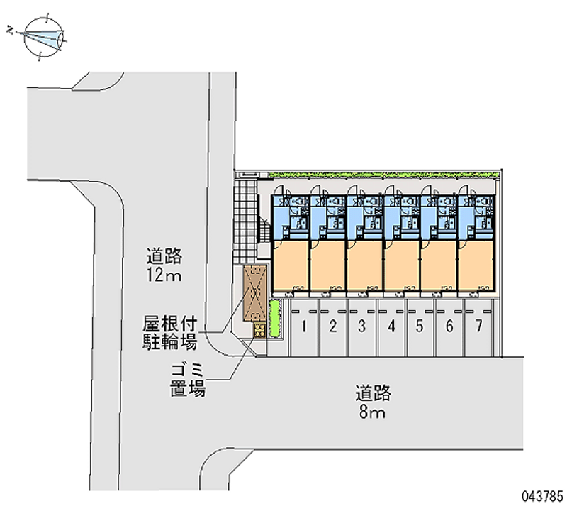 43785 Monthly parking lot